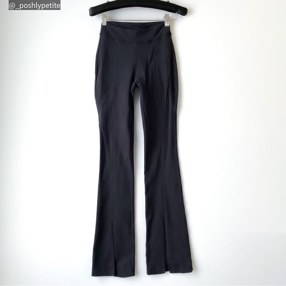 Alo yoga xxs pants slit flare flutter legging